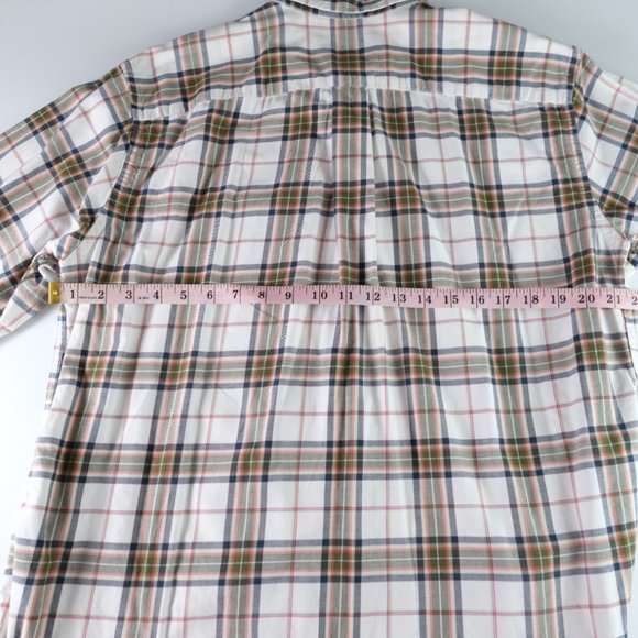 Eddie Bauer Signature Plaid Men's Long Sleeve Casual Button Down Shirt - Picture 9 of 11